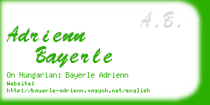 adrienn bayerle business card